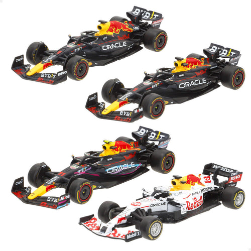 Burago Blister 4 coches F1 Red Bull metal