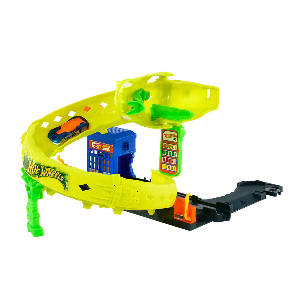 Hot Wheels City Pista Ataque Espiral de Serpiente