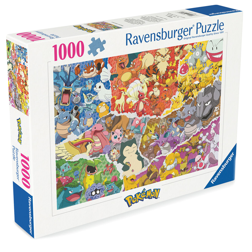 Pokemon Puzzle 1000 Piezas Ilustración Épica Oficial Coleccionable