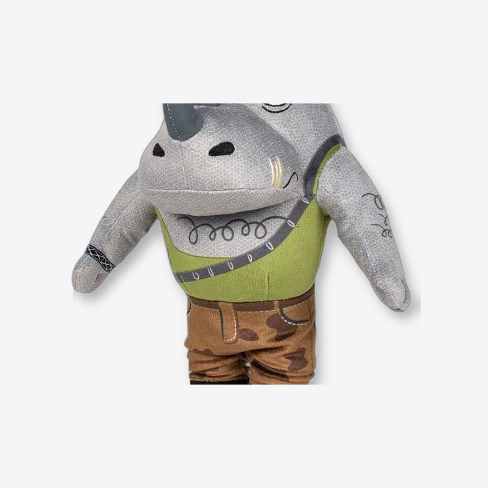 Play By Play Peluche Rocksteady Mutant Mayhem Tortugas Ninja 28cm (imagen 5 de 6)