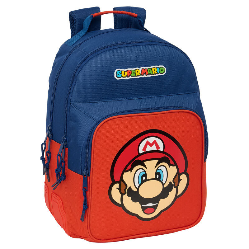 Safta Mochila Mamma Mia Super Mario Bros 42cm adaptable