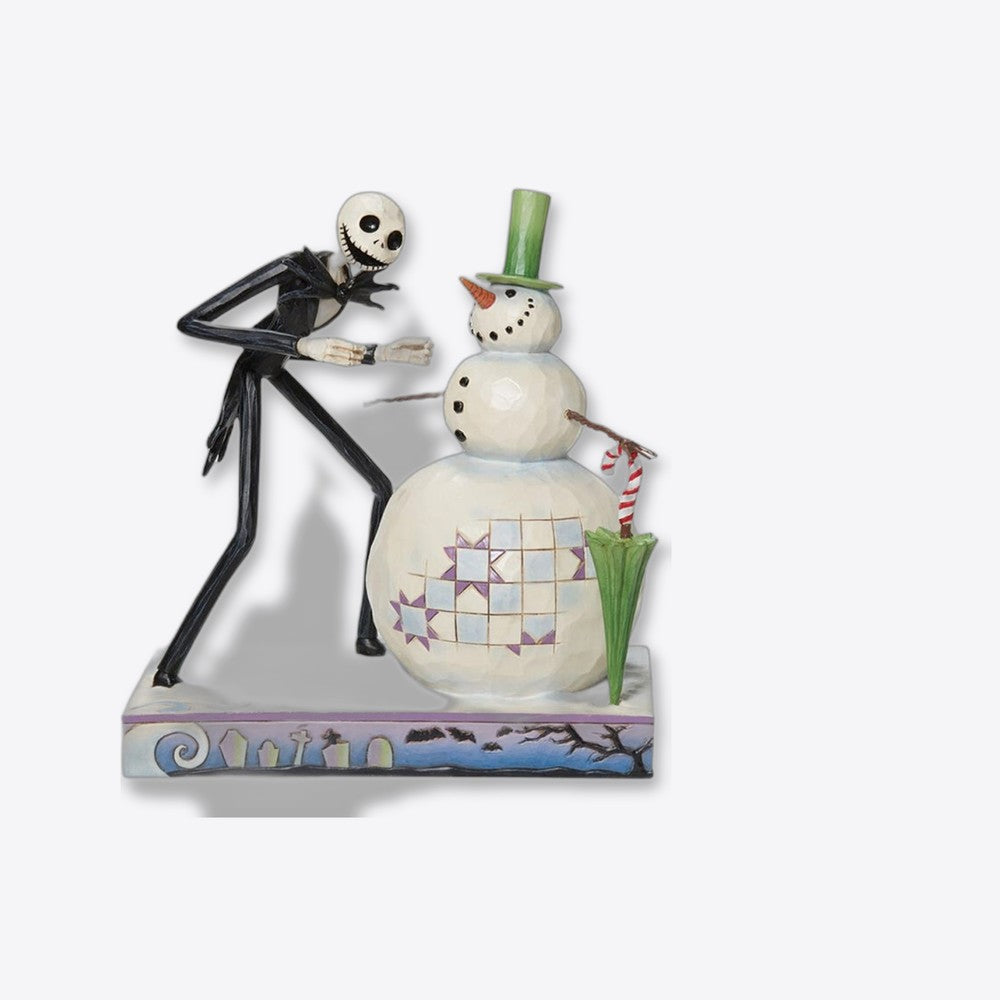 Figura enesco disney pesadilla antes de navidad jack descubriendo muñeco de nieve (imagen 6 de 6)