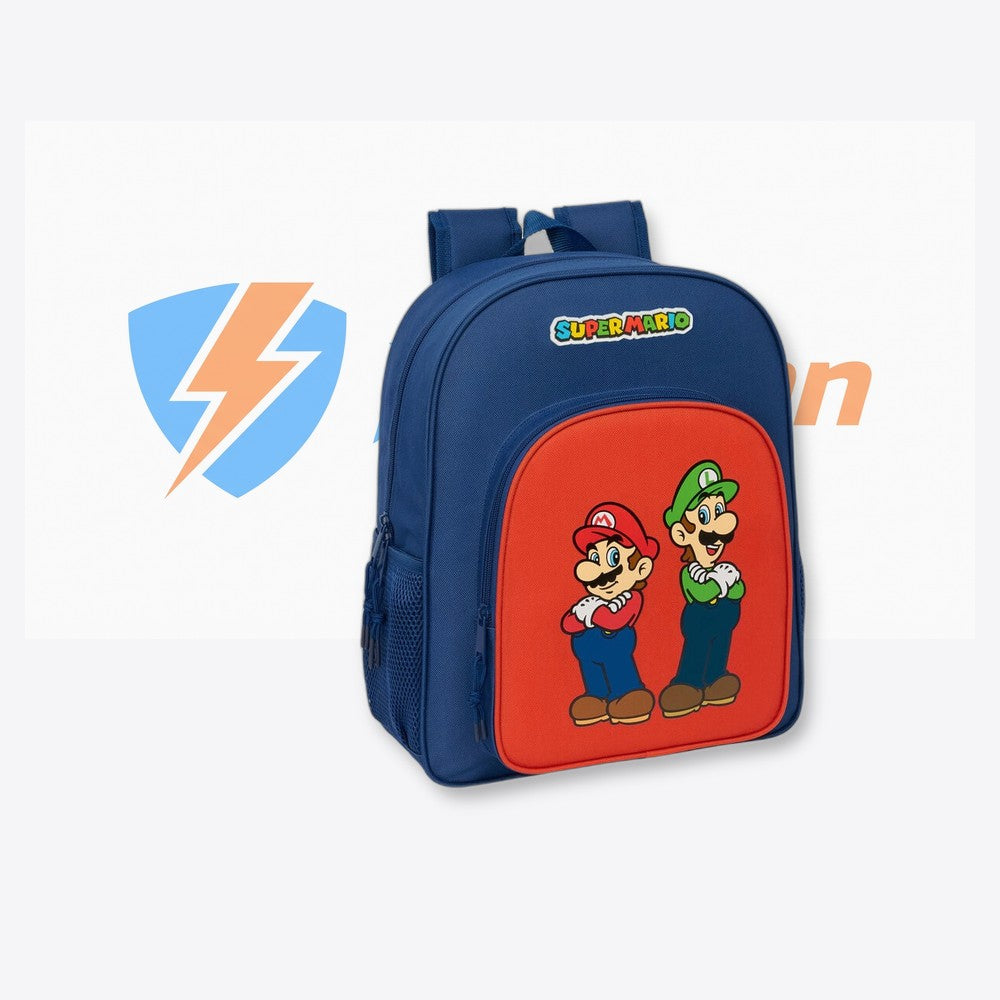 Safta Mochila Mamma Mia Super Mario Bros 38cm adaptable (imagen 6 de 6)