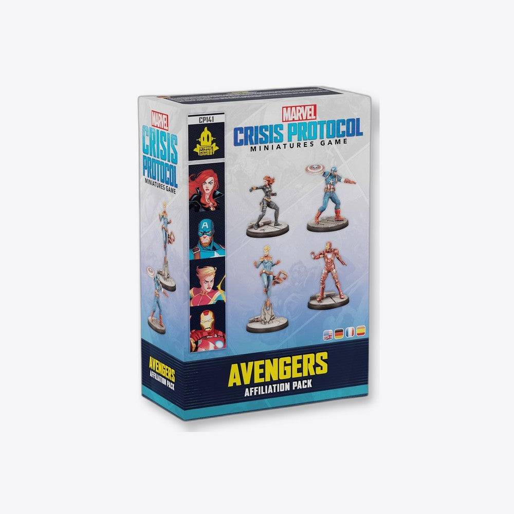 Asmodee Juego de mesa marvel crisis protocol avengers affiliation pack edad recomendada 14 años (imagen 2 de 6)