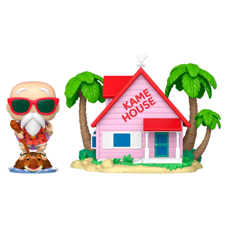 Funko Figura POP Town Dragon Ball Master Roshi At Kame House