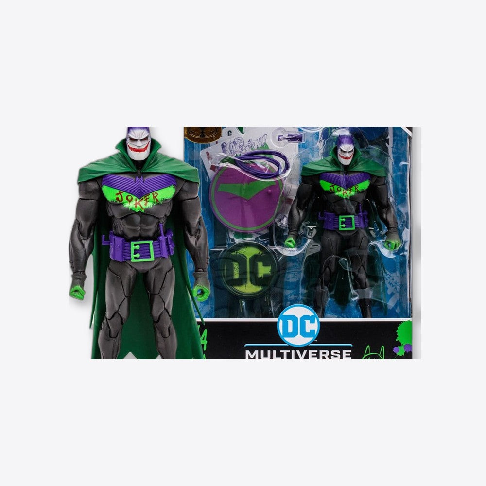 Figura mcfarlane toys dc multiverse 7in -  batman (batman: white knight)(jokerized)(gold label) (imagen 5 de 6)