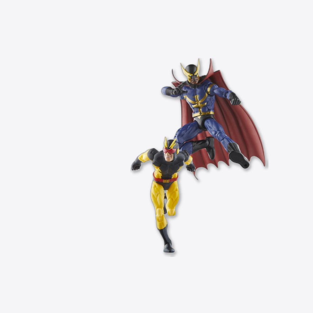 Pack 2 figuras hasbro marvel legends series nighthawk & blur (imagen 4 de 6)