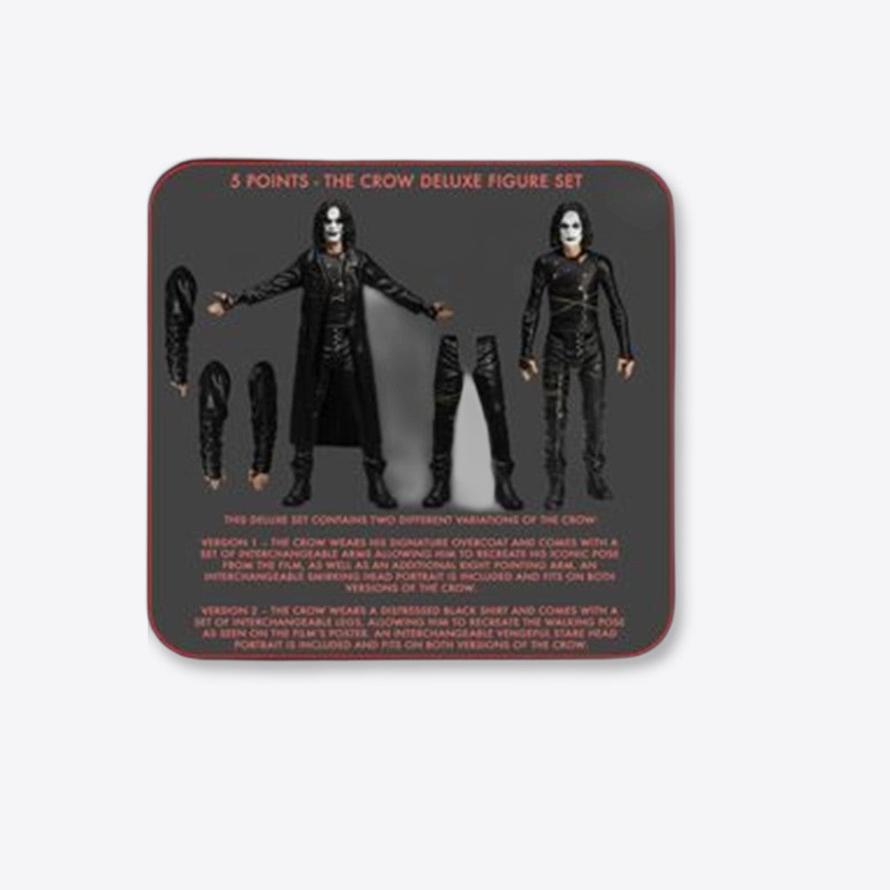 Set 2 figuras mezco toyz the crow 5 points the crow deluxe 10cm (imagen 2 de 6)