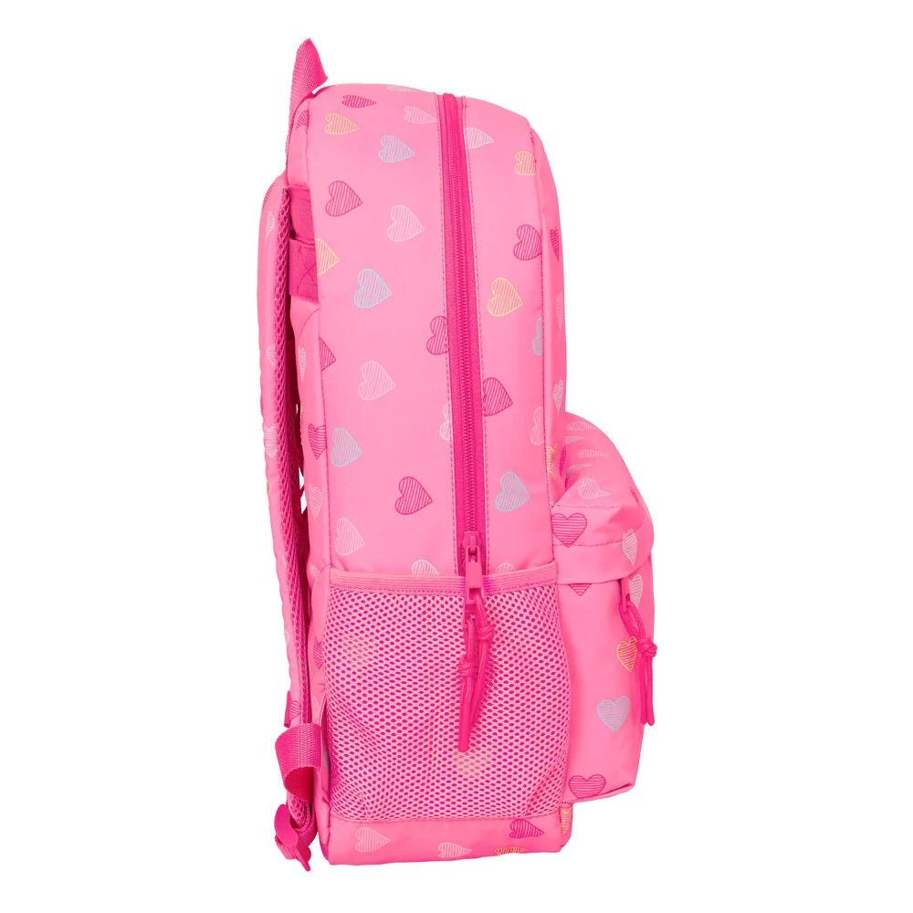 Safta Mochila Heart Benetton 46cm adaptable (imagen 3 de 6)