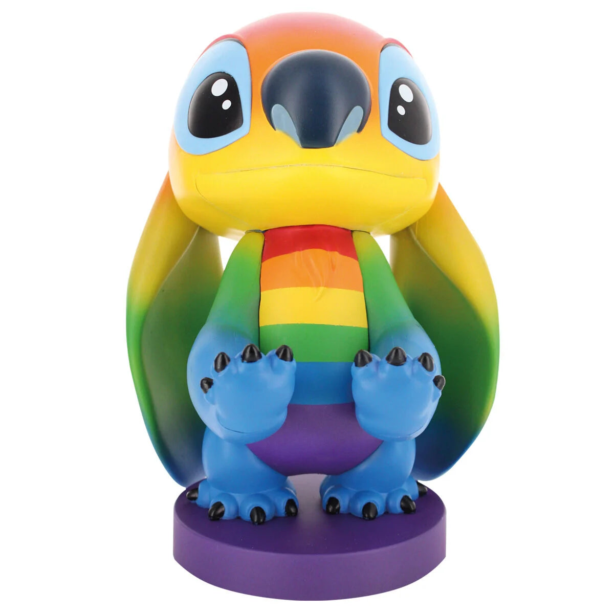 Exquisite Gaming Cable Guy soporte sujecion figura Rainbow Stitch Disney 20cm
