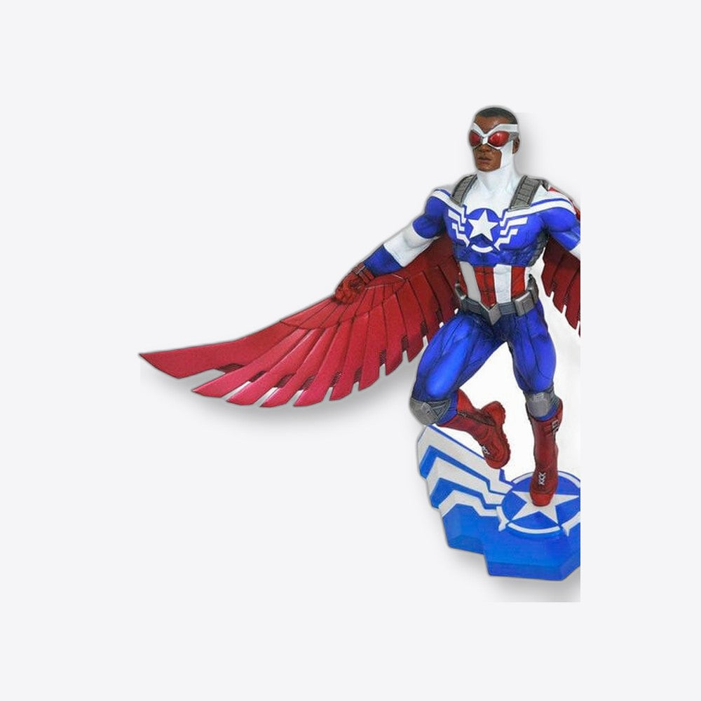 Diamond Select Estatua diorama Captain America Sam Wilson 25cm (imagen 3 de 6)