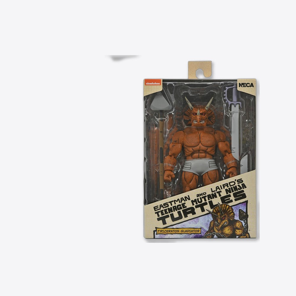 Figura neca teenage mutant ninja turtles mirage comics triceraton gladiator scale action 18cm (imagen 4 de 6)