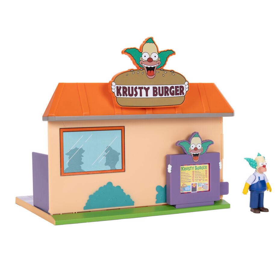 Los Simpsons Playset Burger Krusty Springfield Coleccionable