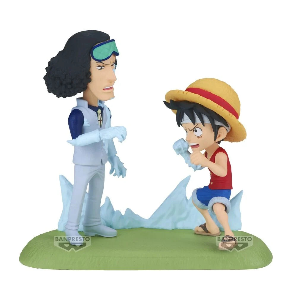 One Piece Luffy vs Kuzan Figura World Collectable Log Stories 9cm
