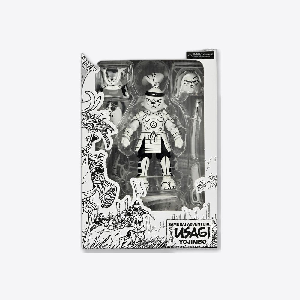 Figura neca usagi yojimbo black & white ver. scale action 18cm (imagen 2 de 6)