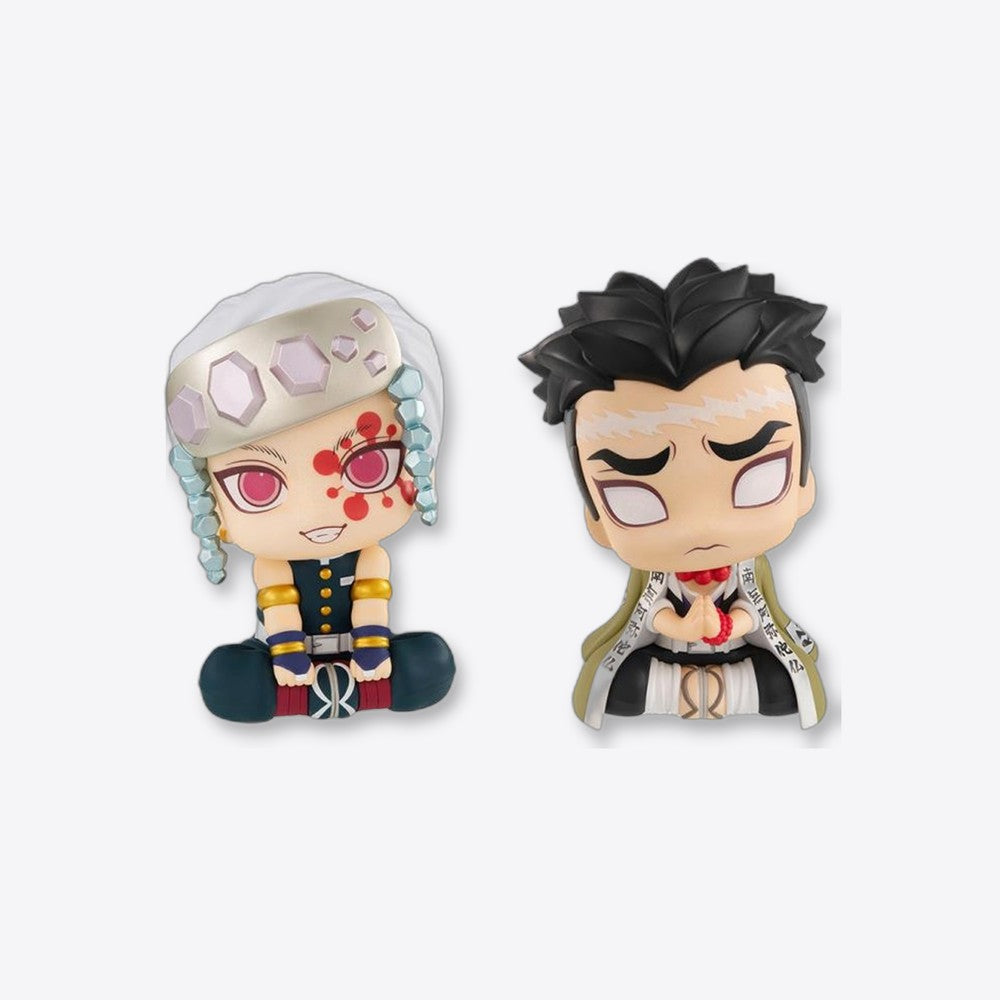 Pack 2 figuras megahouse demon slayer kimetsu no yaiba gyomei uzui (imagen 2 de 6)