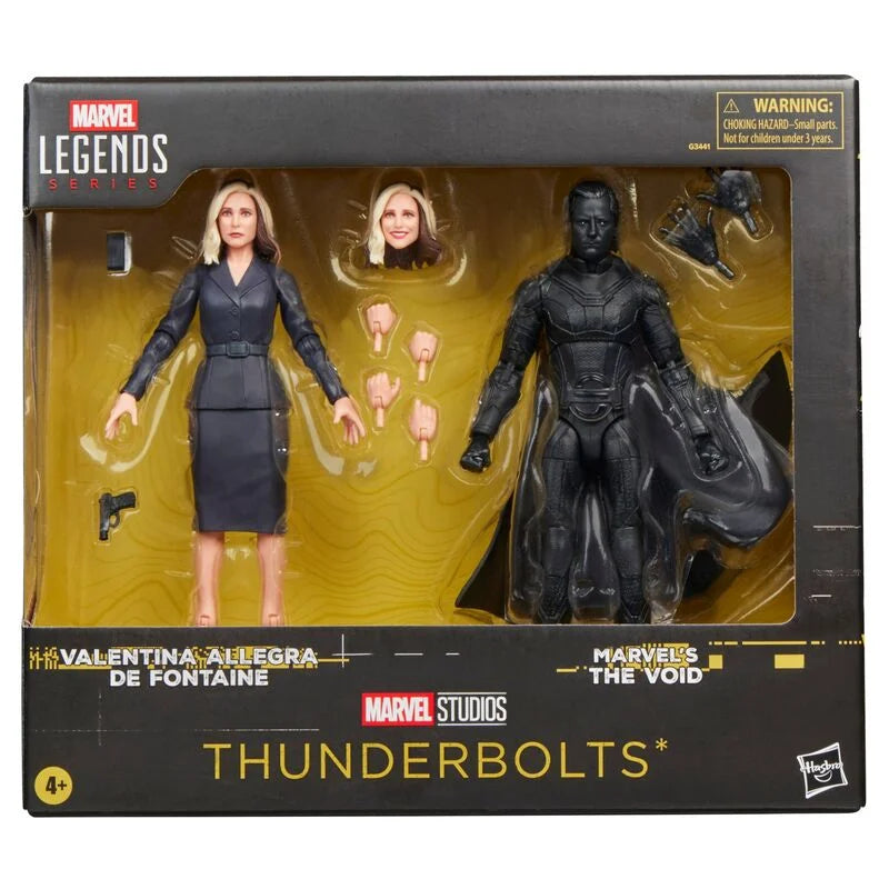 Hasbro Set 2 Figuras Valentina Allegra De Fontaine & Marvels The Void Thunderbolts Marvel 15cm