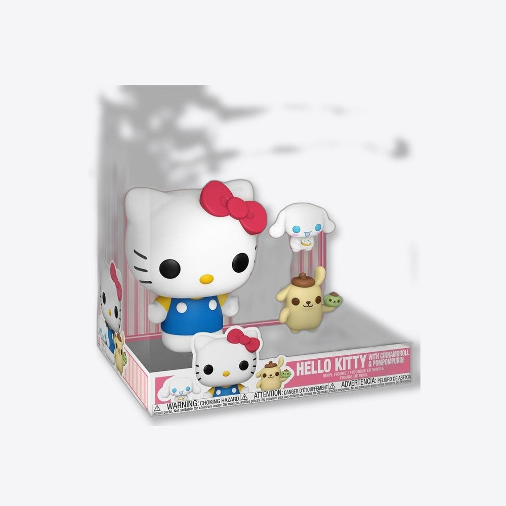 Funko Figura POP Jumbo Hello Kitty and Friends - Hello Kitty with Cinnamoroll & Pompompurin (imagen 3 de 6)