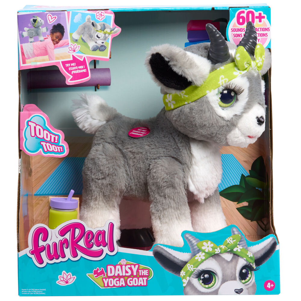 Just Play Peluche interactivo Cabra Daisy Yoga FurReal (imagen 2 de 4)