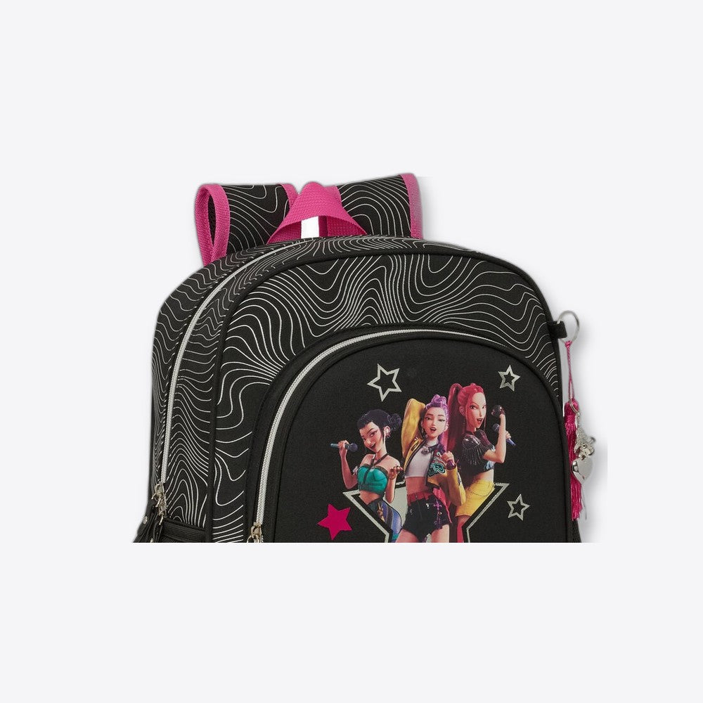 Safta Mochila Energy Kpop Demon Hunters adaptable 38cm (imagen 5 de 6)