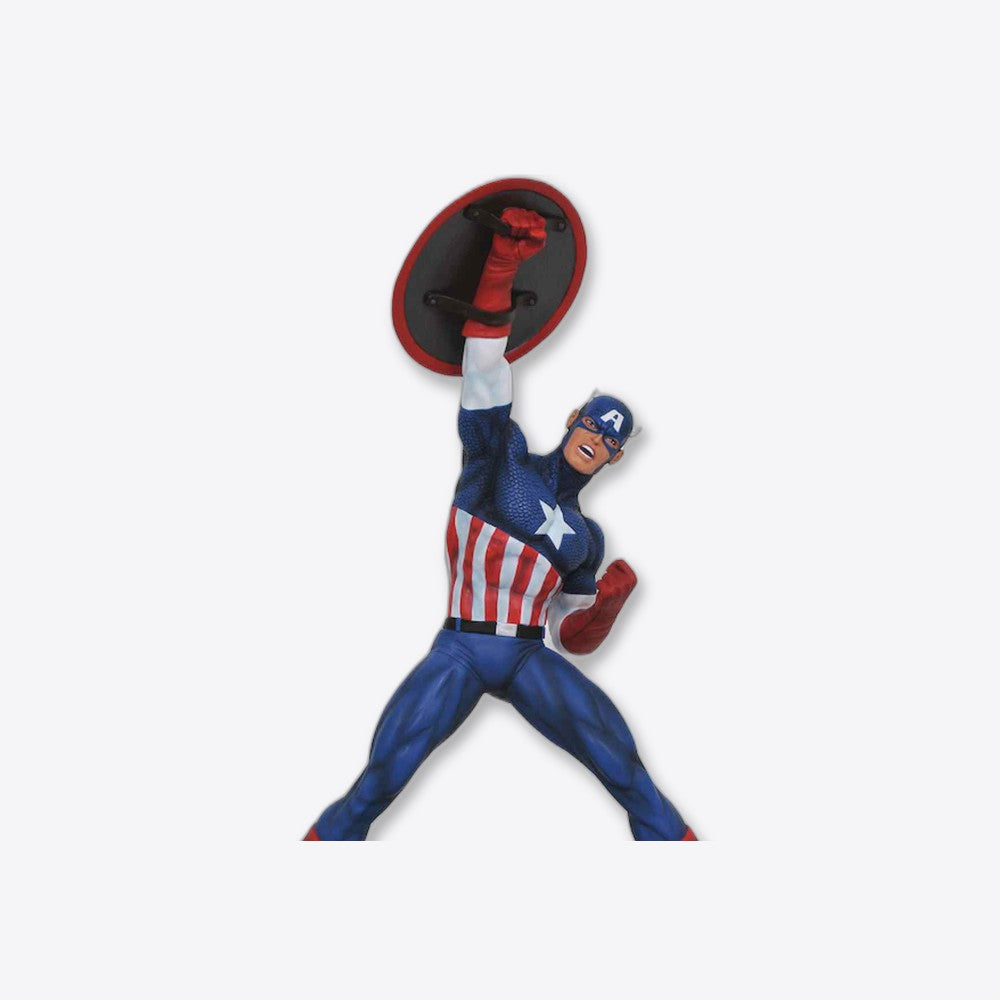 Diamond Select Toys Figura diamond collection marvel avengers capitan america estatua resina 30 cm premier (imagen 3 de 6)