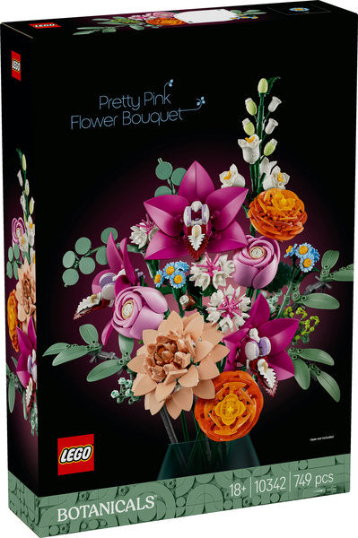 Lego ramo de flores fantasía en rosa