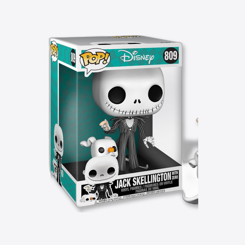 Funko Figura POP Disney Pesadilla Antes de Navidad Jack with Zero 25cm (imagen 5 de 6)
