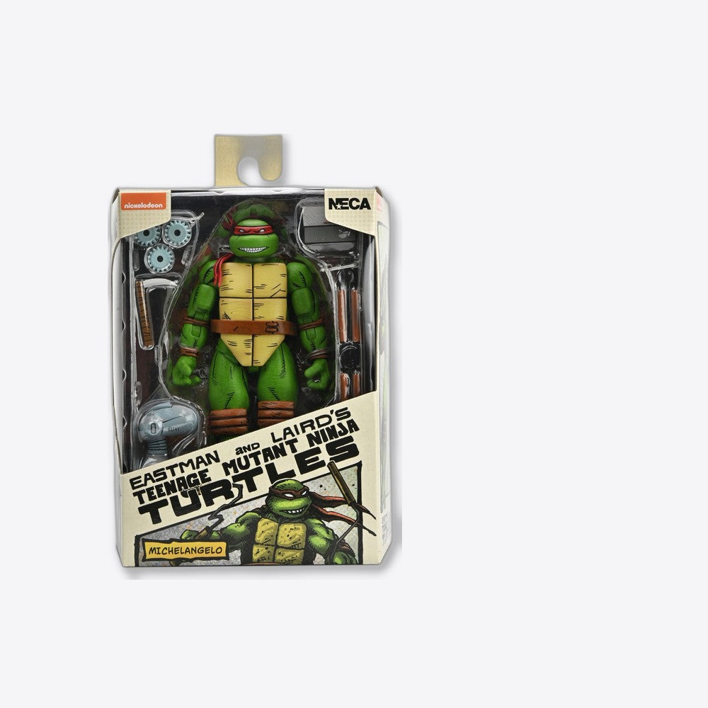 Figura neca teenage mutant ninja turtles mirage comics michelangelo scale action 18cm (imagen 6 de 6)