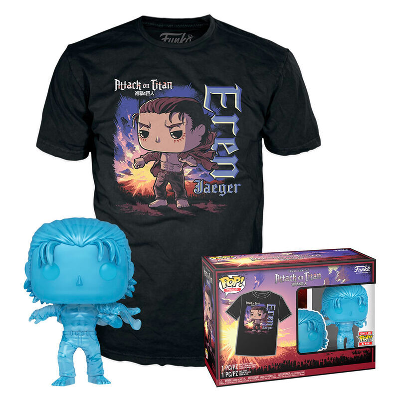 Funko Set figura POP & Tee Attack on Titan Eren Exclusive