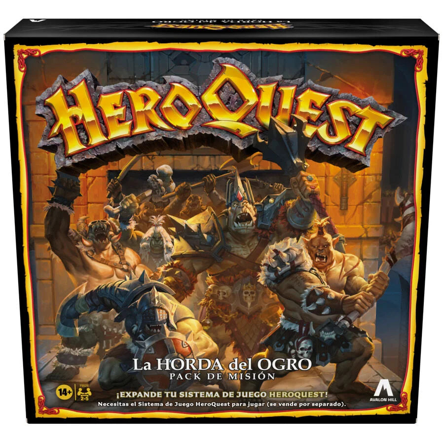 Hasbro Expansion juego mesa La Horda del Ogro Heroquest español
