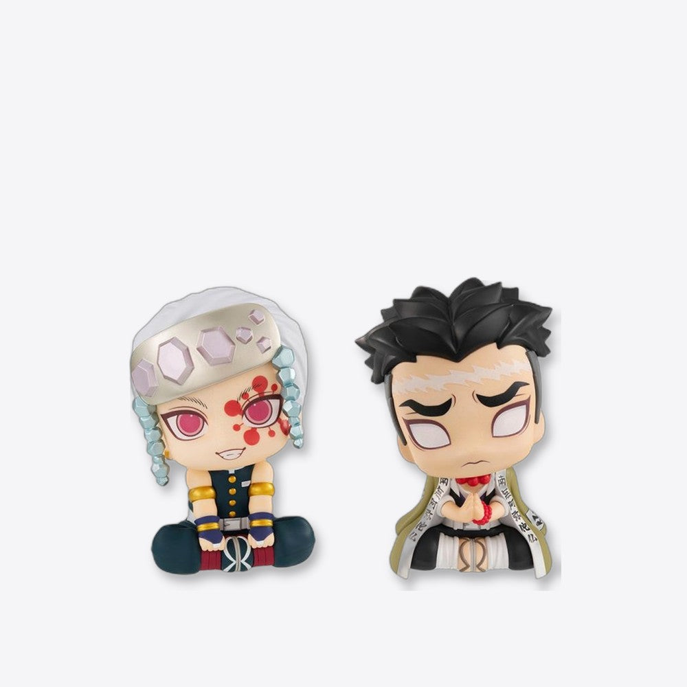 Pack 2 figuras megahouse demon slayer kimetsu no yaiba gyomei uzui (imagen 4 de 6)