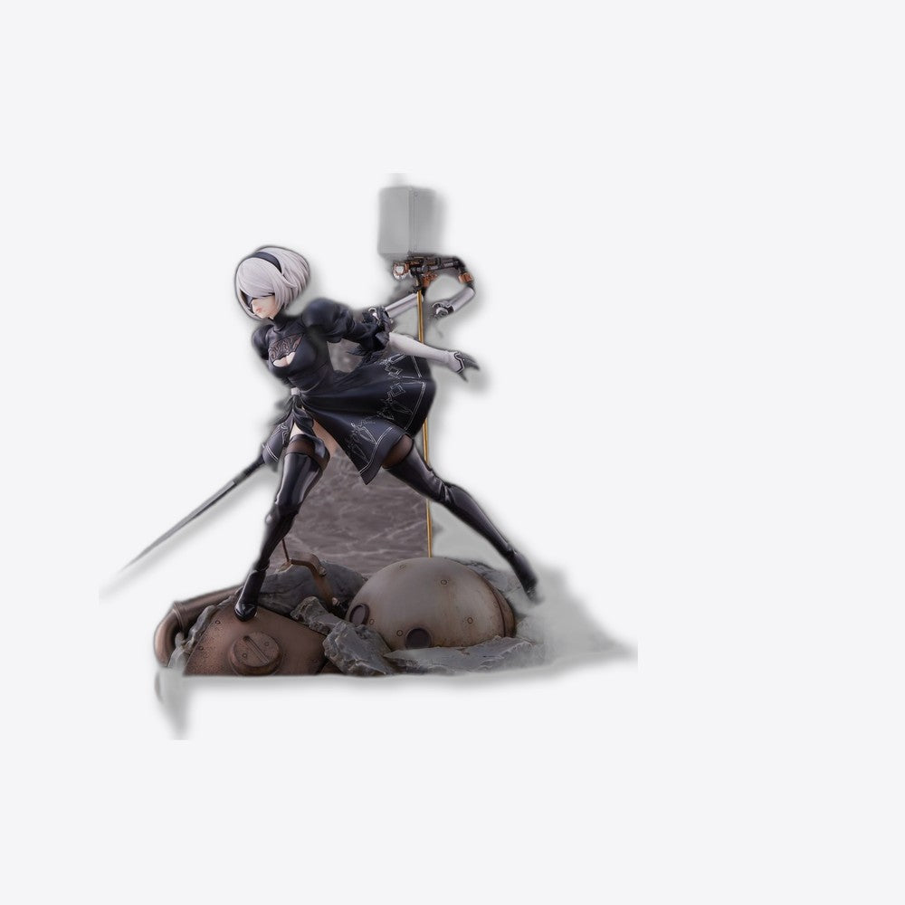 Figura aniplex 2b deluxe edition statue 20 cm nier automata ver.1.1a 1 - 7 scale (imagen 6 de 6)