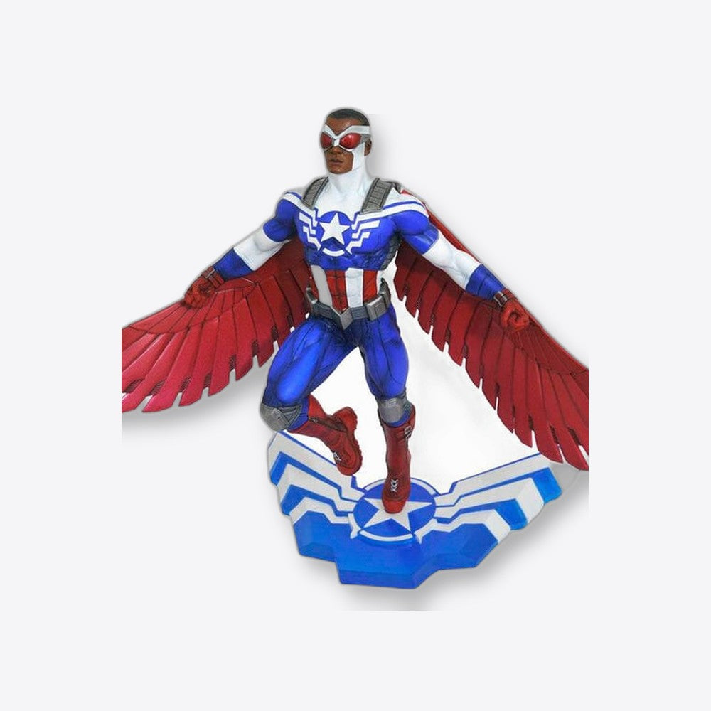 Diamond Select Estatua diorama Captain America Sam Wilson 25cm (imagen 5 de 6)