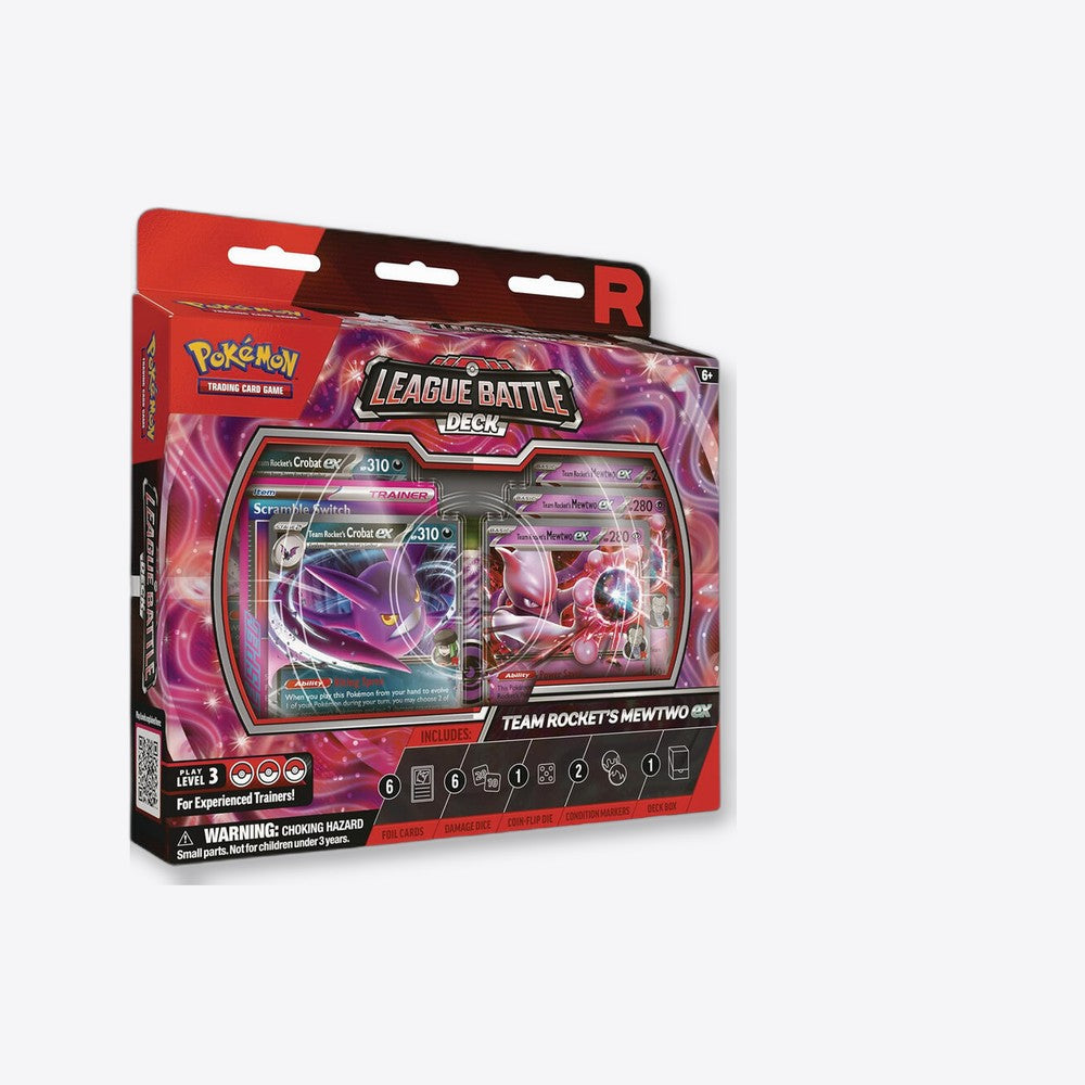 Pokemon Juego De Cartas Blister cartas League Battle Deck Team Rockets Mewtwo Ex Pokemon ingles (imagen 6 de 6)