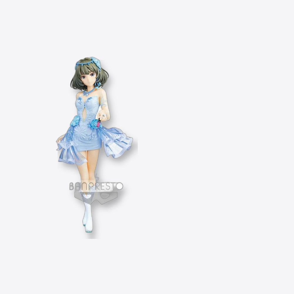 Figura banpresto idolmaster cinderella kaede takagaki dressy & snow make up (imagen 6 de 6)