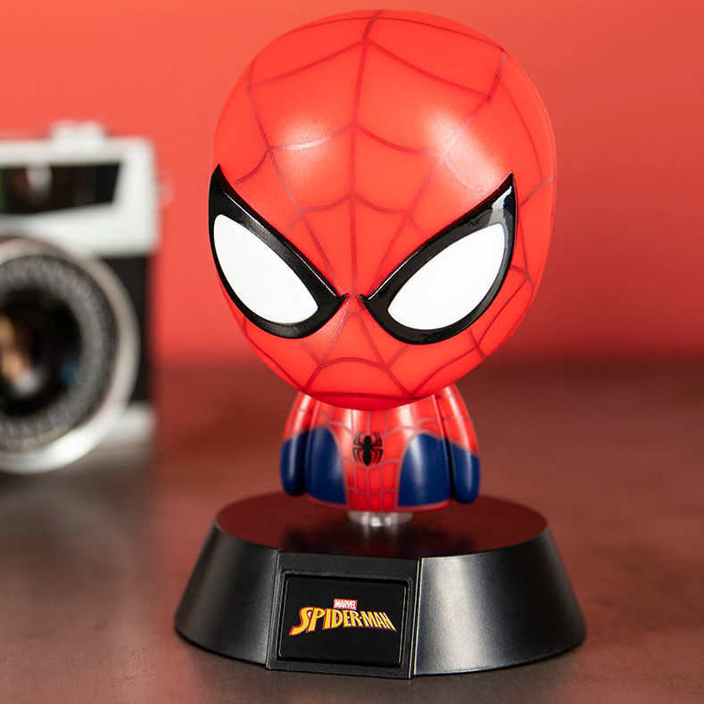 Spider-Man Marvel Lámpara Icons Logo Iluminación Coleccionable