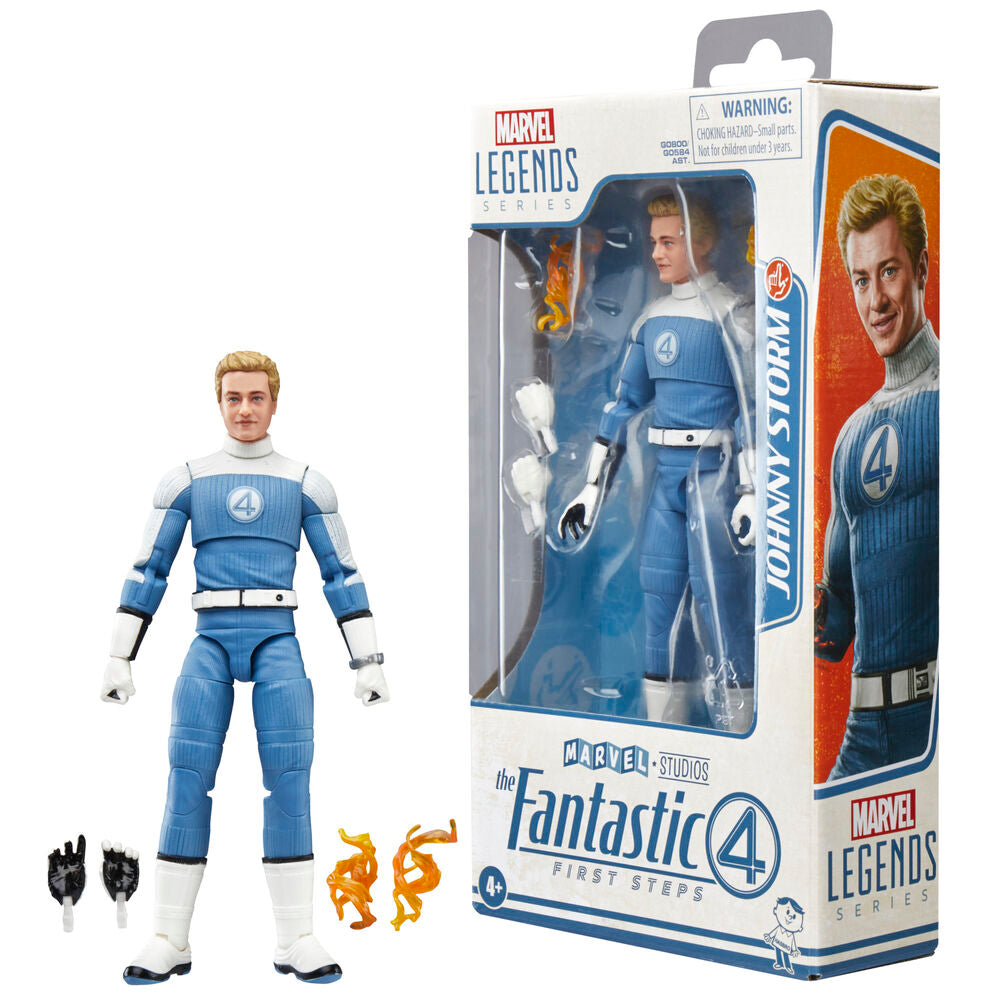 Hasbro Figura Johnny Storm Los 4 Fantasticos Marvel 15cm (imagen 3 de 10)