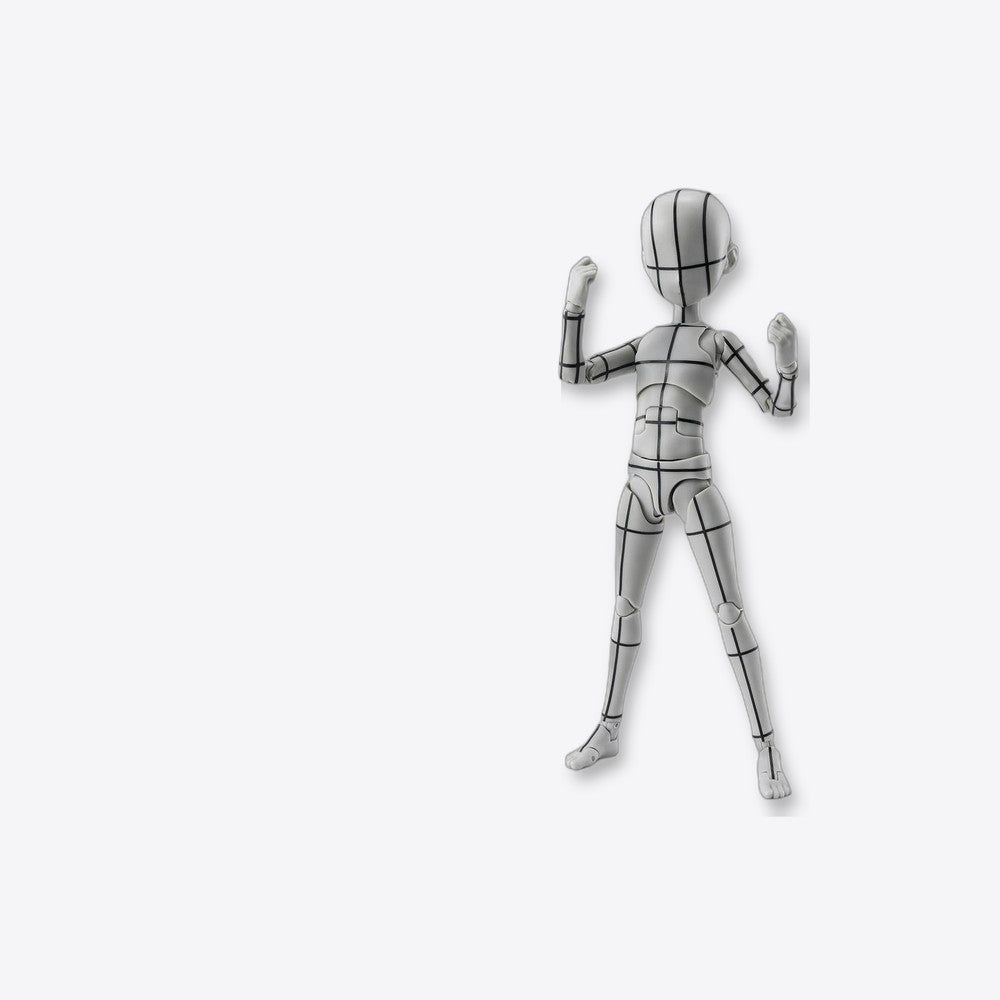Figura tamashii nations body - kun ken sugimori edition wireframe gray color ver. (imagen 4 de 6)