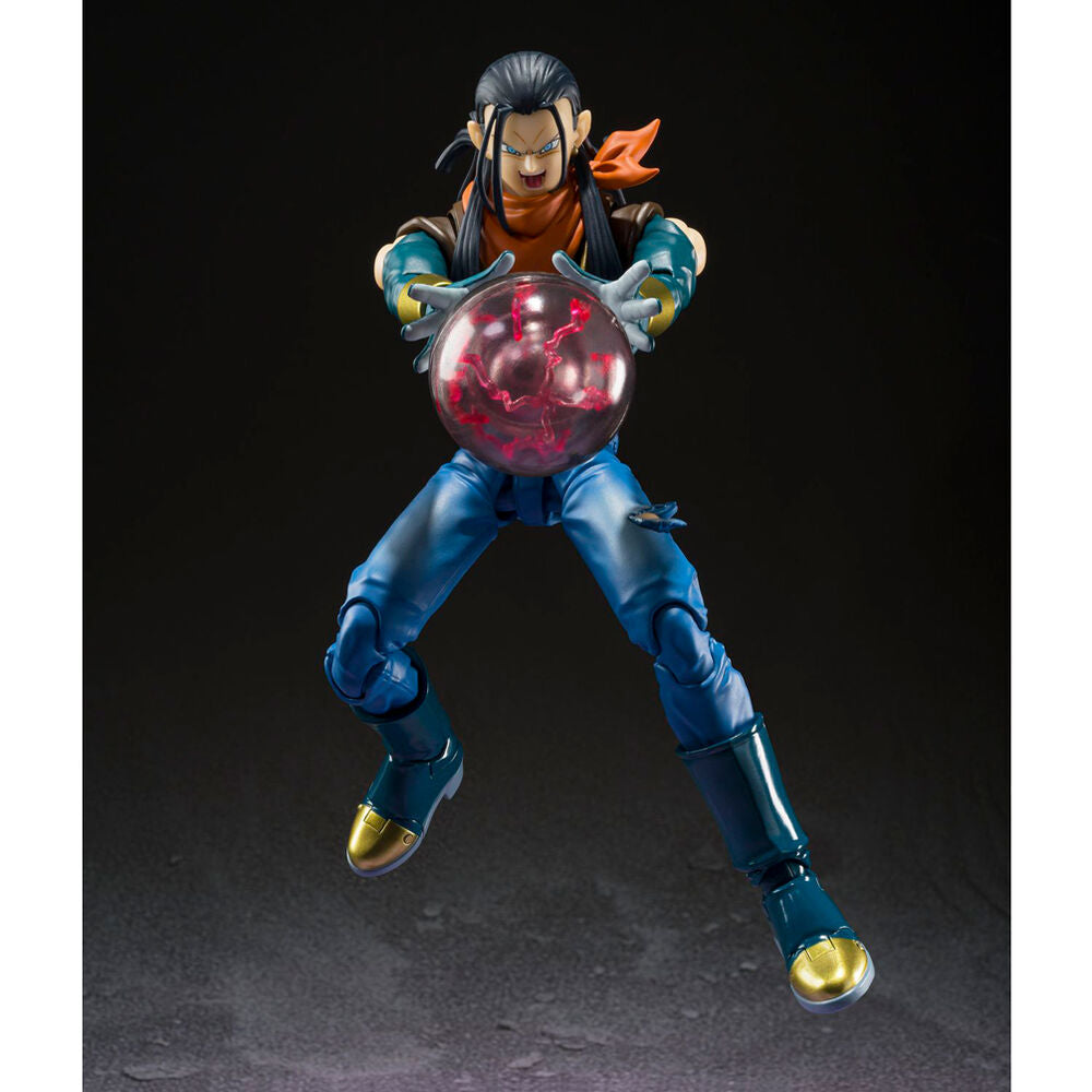 Tamashii Nations Figura SH Figuarts Super Android 17 Dragon Ball GT 20cm (imagen 2 de 6)