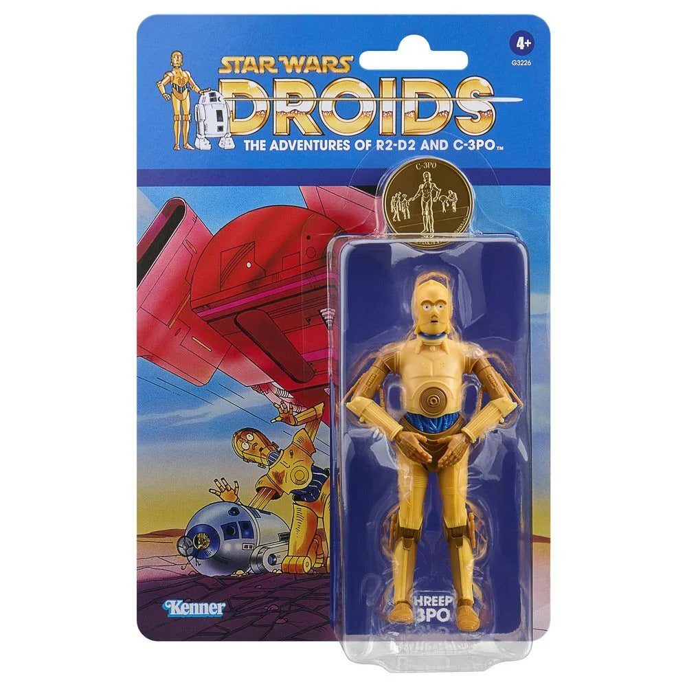 C-3PO Droids The Adventures Of R2-D2 And C-3PO Star Wars - Figuras | Hasbro
