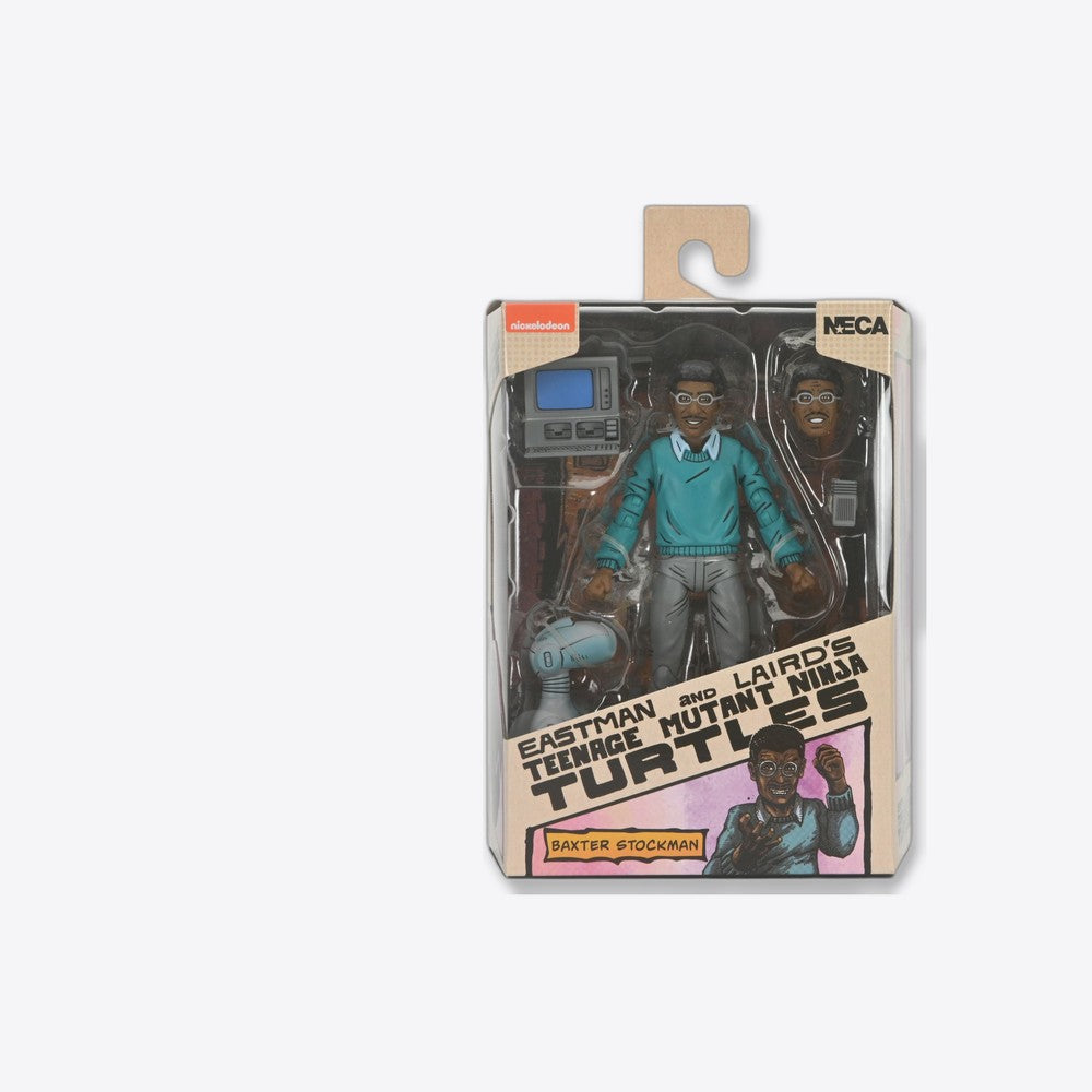 Figura neca teenage mutant ninja turtles mirage comics baxter stockman scale action 18cm (imagen 4 de 6)