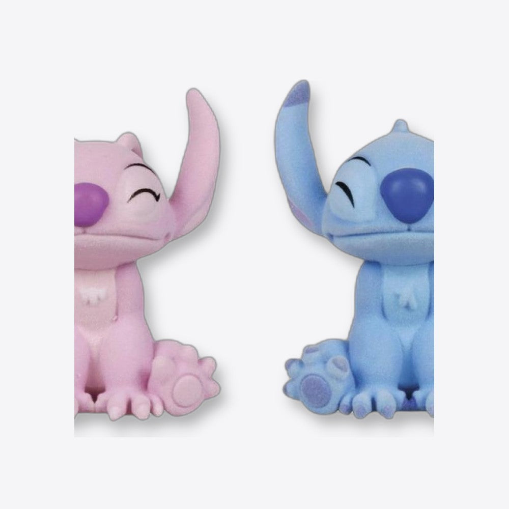 Pack de 2 figuras flocadas enesco disney stitch y angel beso (imagen 5 de 6)