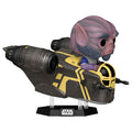 Funko Figura POP Rides Deluxe Star Wars Mandalorian & Grogu Zeb Orrelios in the Razor Crest