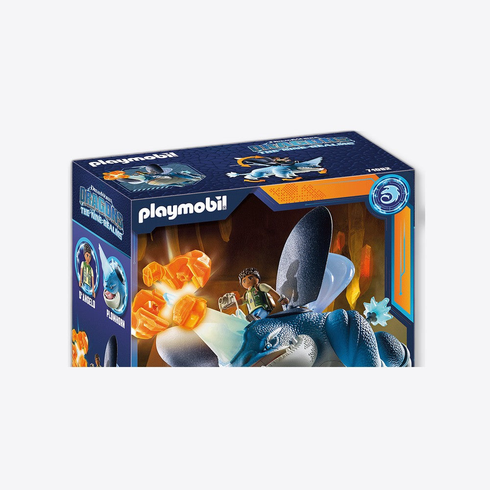 Playmobil dragones: nine realms: plowhorn & d'angelo (imagen 3 de 6)