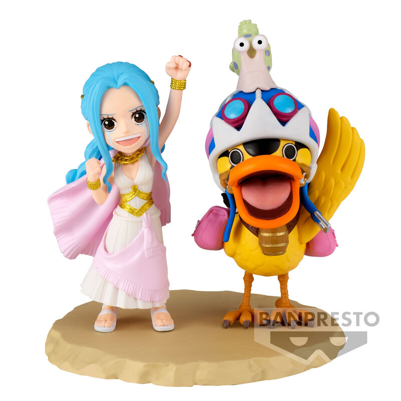 Banpresto Figura world collectable Log Series Nefeltari Vivi & Karoo One Piece 7cm