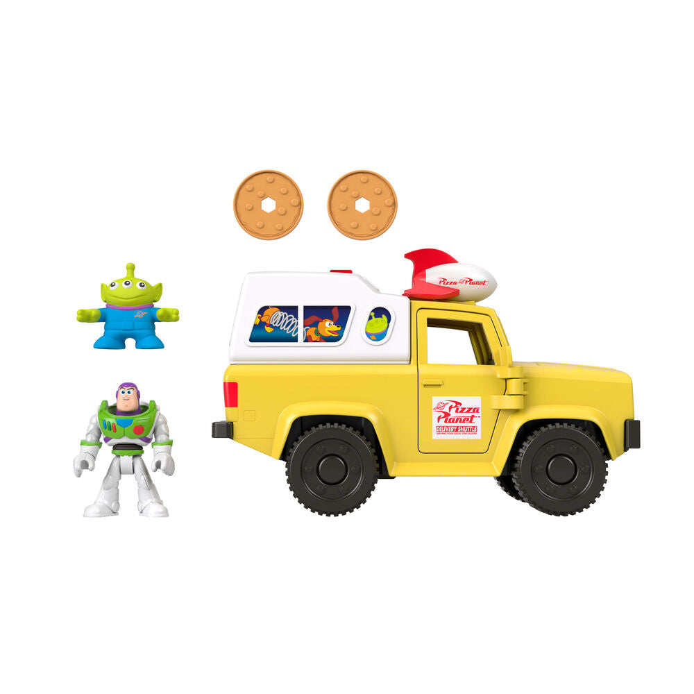 Fisher-Price Camion Pizza Planet + figuras Buzz Lightyear y Alien Toy Story Disney Pixar Imaginext (imagen 5 de 6)