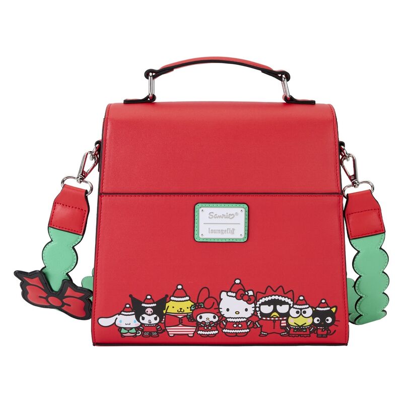 Bolso bandolera Christmas Hello Kitty Sanrio Loungefly (imagen 5 de 7)