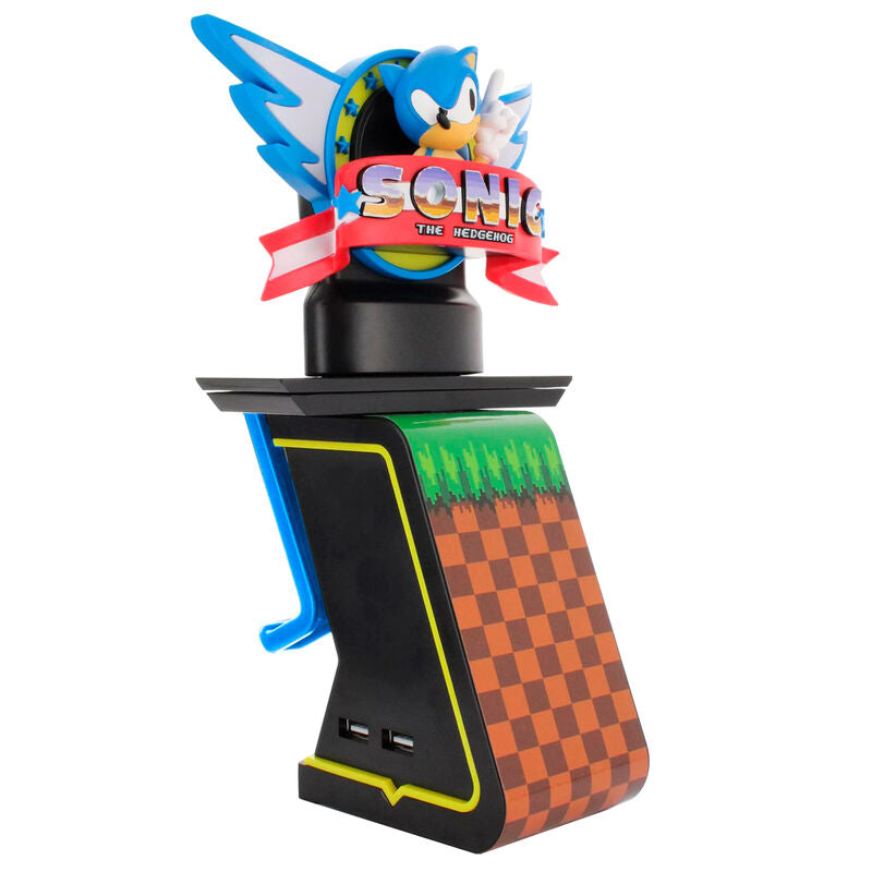 Exquisite Gaming Cable Guy Ikon soporte sujecion Classic Sonic - Sonic The Hedgehog 20cm (imagen 4 de 10)