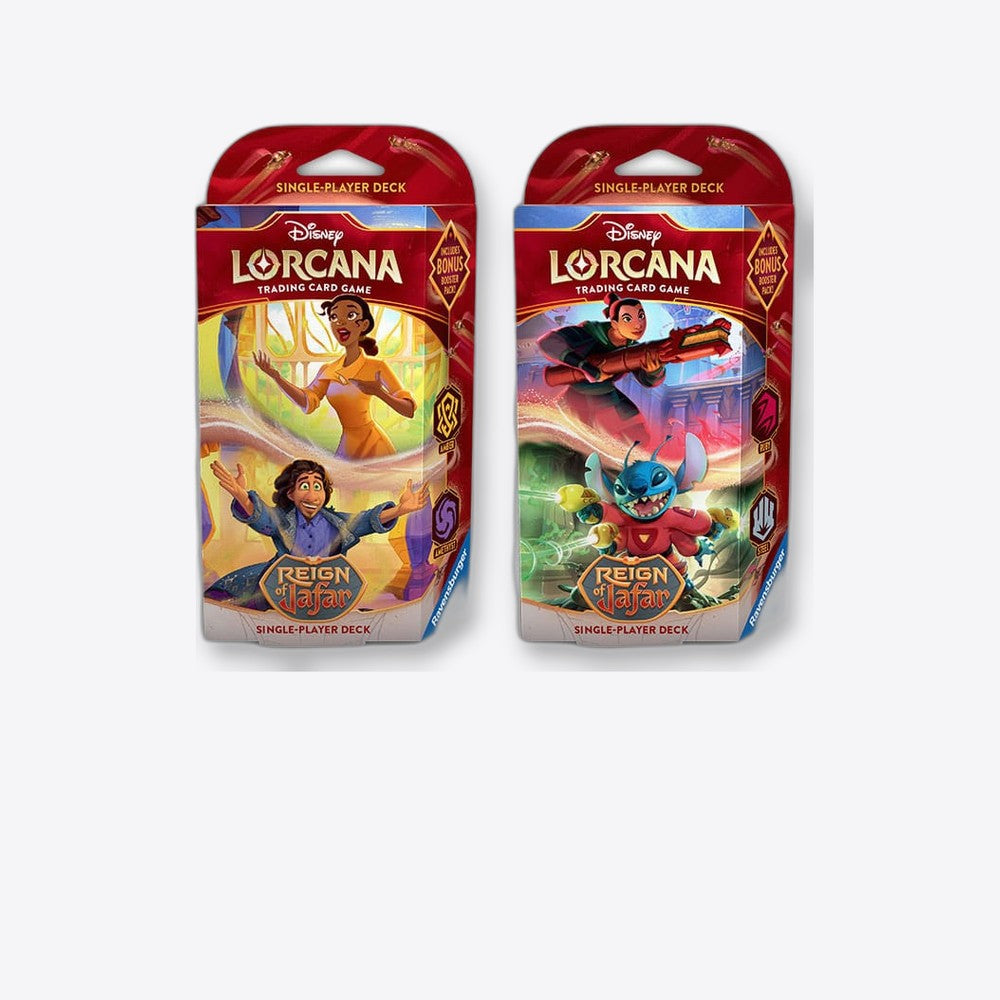 Ravensburger Lorcana tcg -  mazos de inicio disney reinado de jafar 8 unidades inglés (imagen 6 de 6)