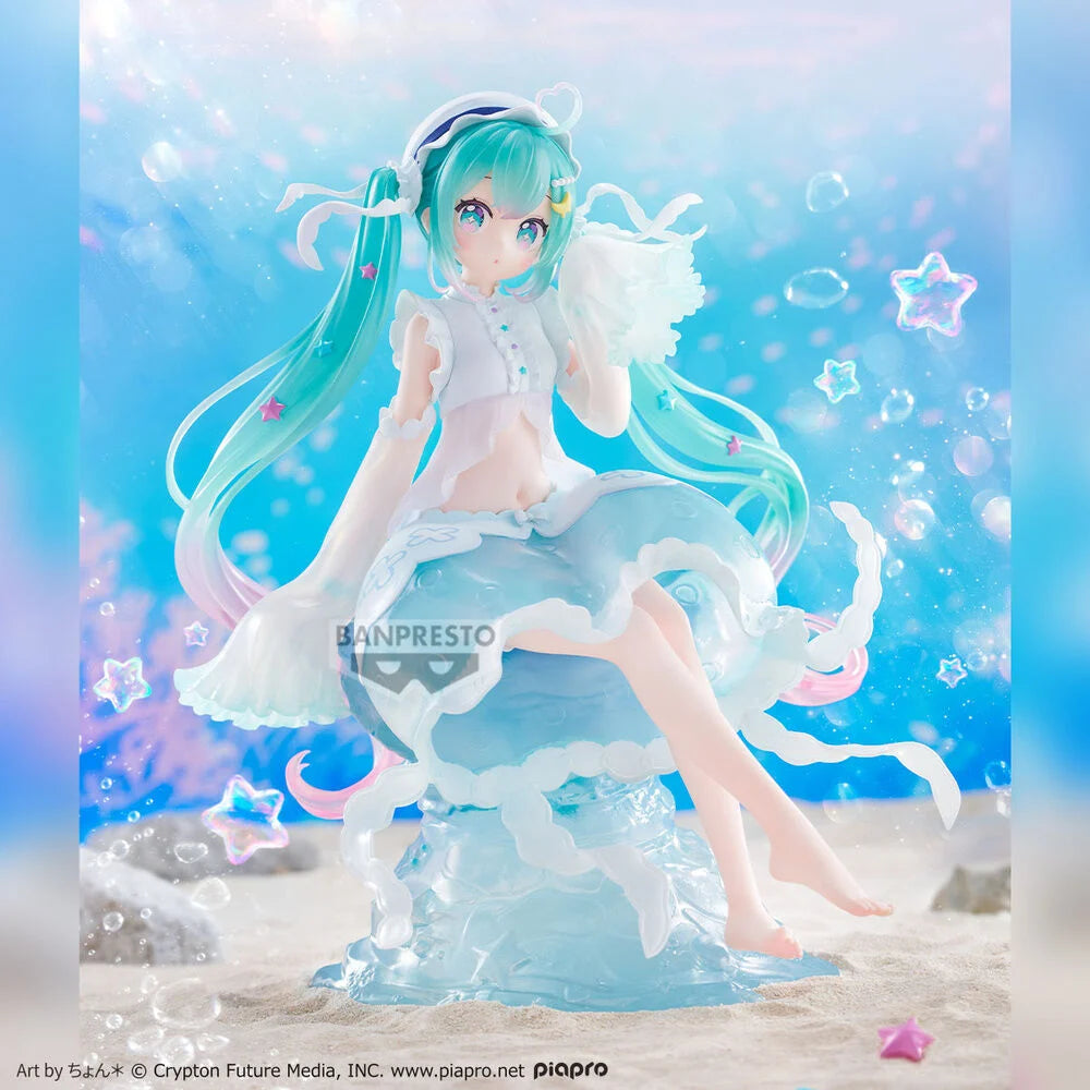 Banpresto Figura Hatsune Miku Clearluxe Jellyfish Vocaloid 20cm (imagen 2 de 5)